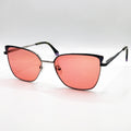 Ladies tortoise green FL-41 glasses F8028 C10 front view