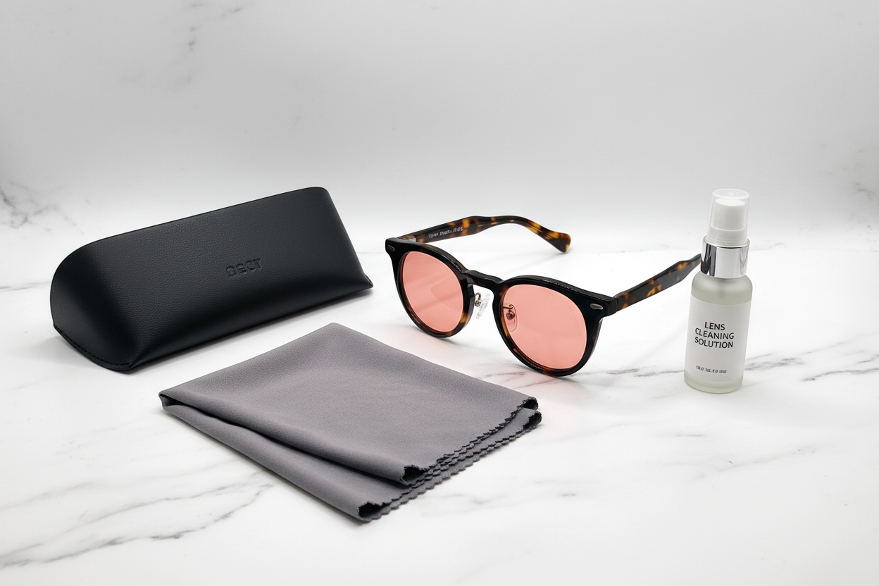 Glasses with accessories