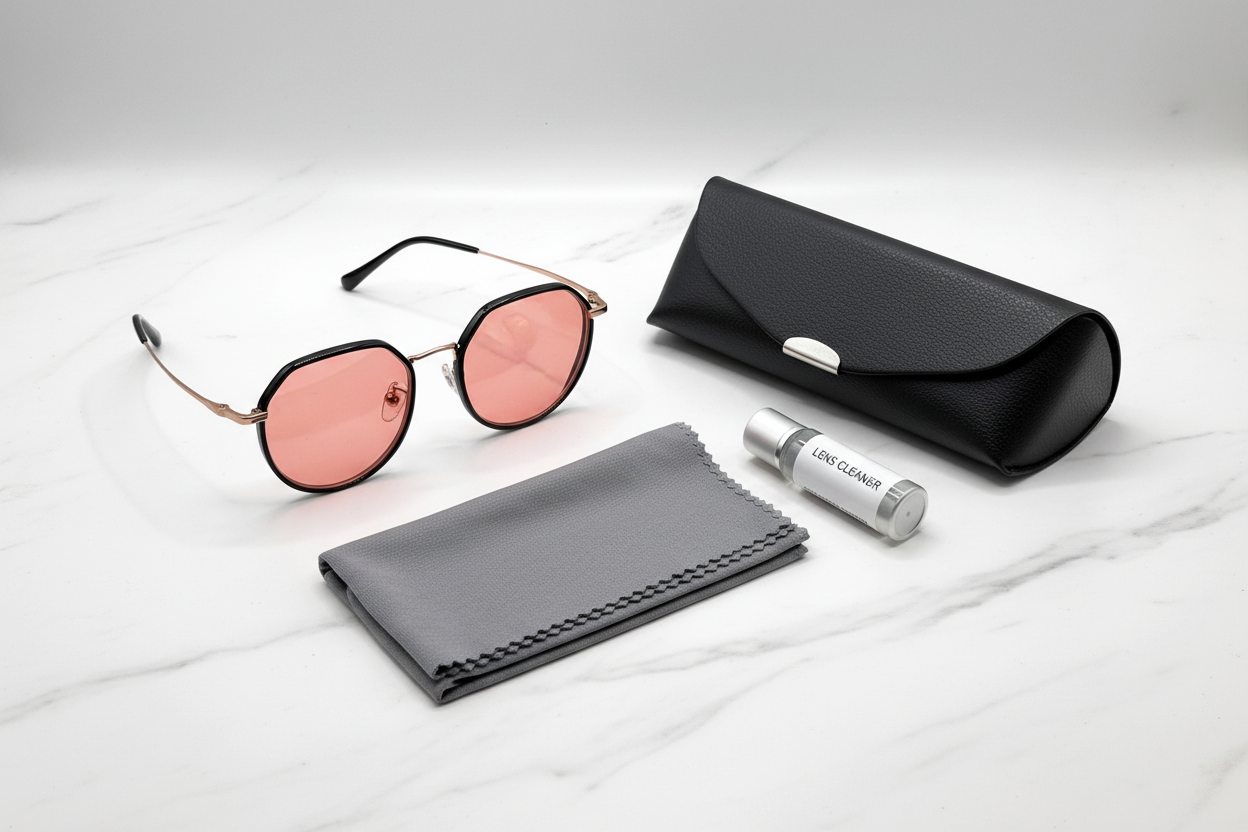 Glasses with accessories